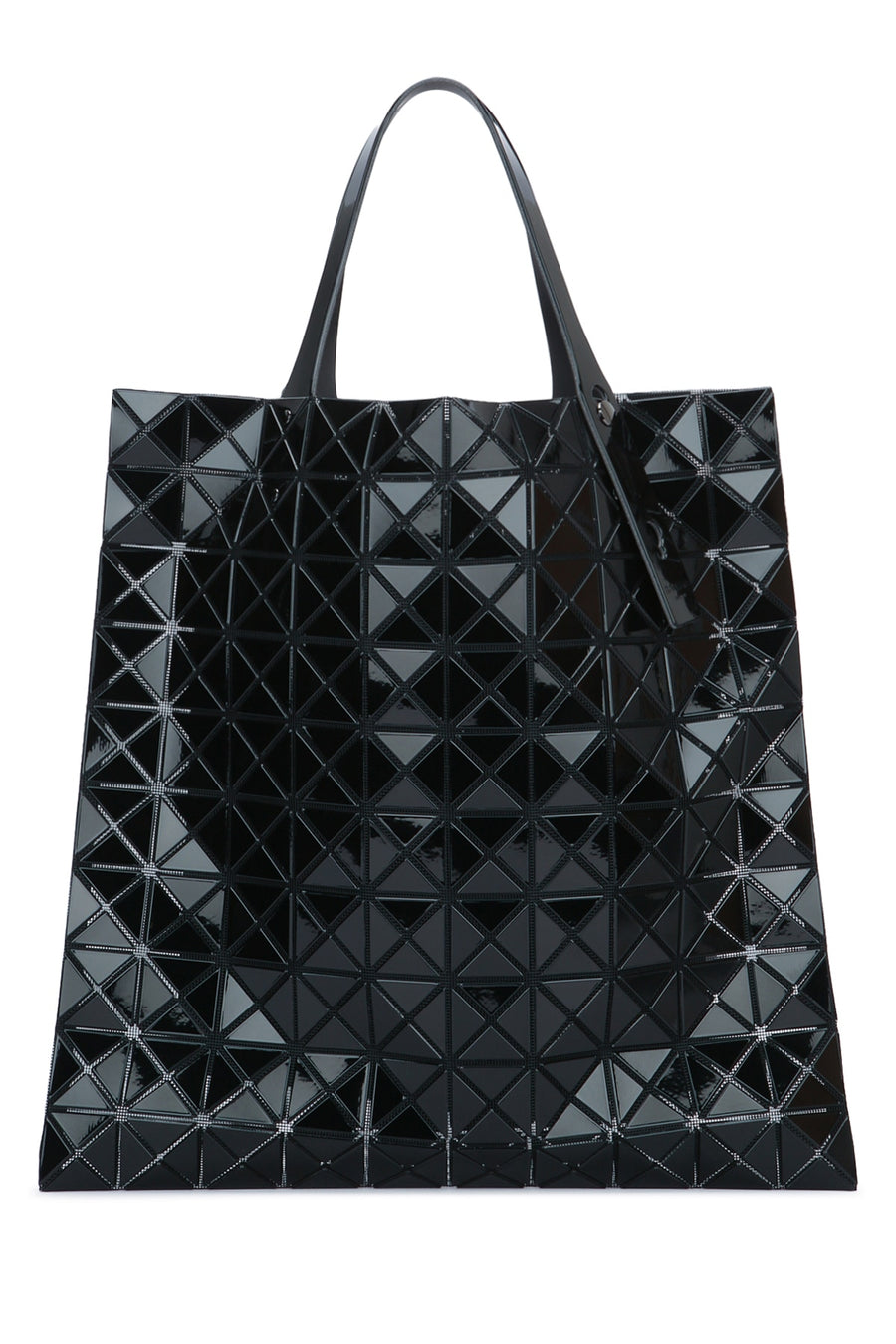 Baobao Surface: polyvinyl chloride; Base: 100% polyester tote bag in black