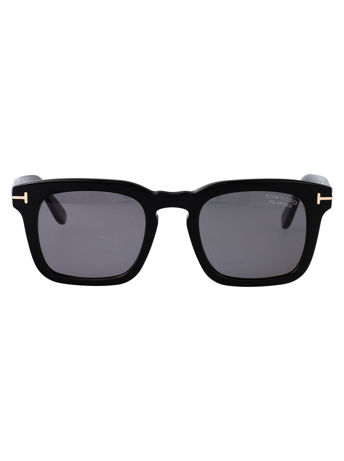 Ft0751 01d Nero Lucido / Fumo Polar Acetate Sunglasses