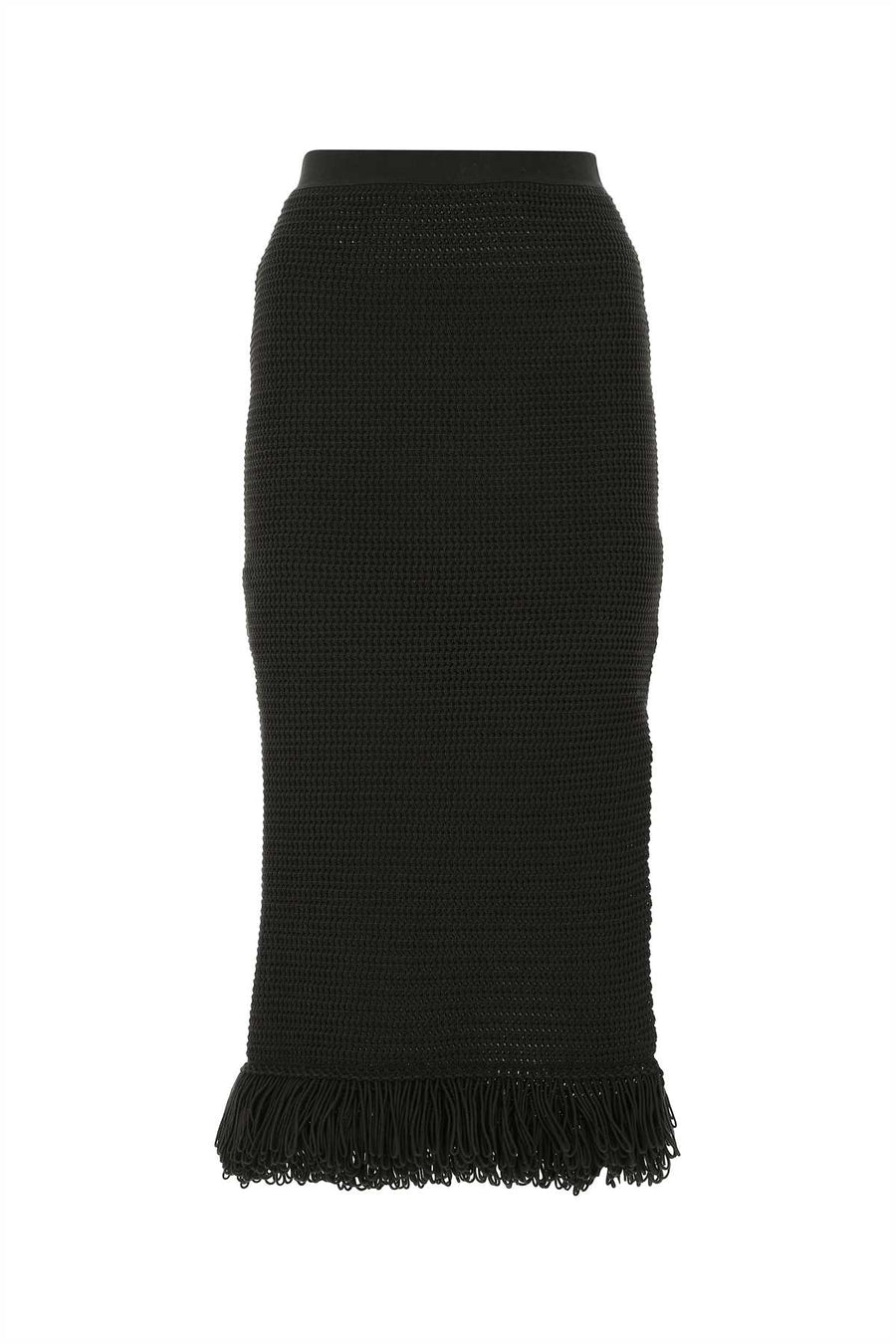 Bottega Veneta 100% Cotton skirt in black