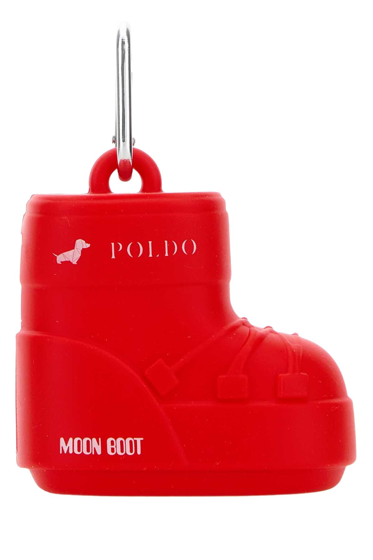Red Rubber Poldo Dog Couture X Moonboot Dogs Bag Dispenser Exterior: Extra-accessori