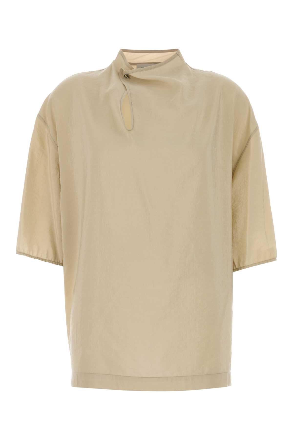 Oatmilk Exterior: Silk Nylon Maglie