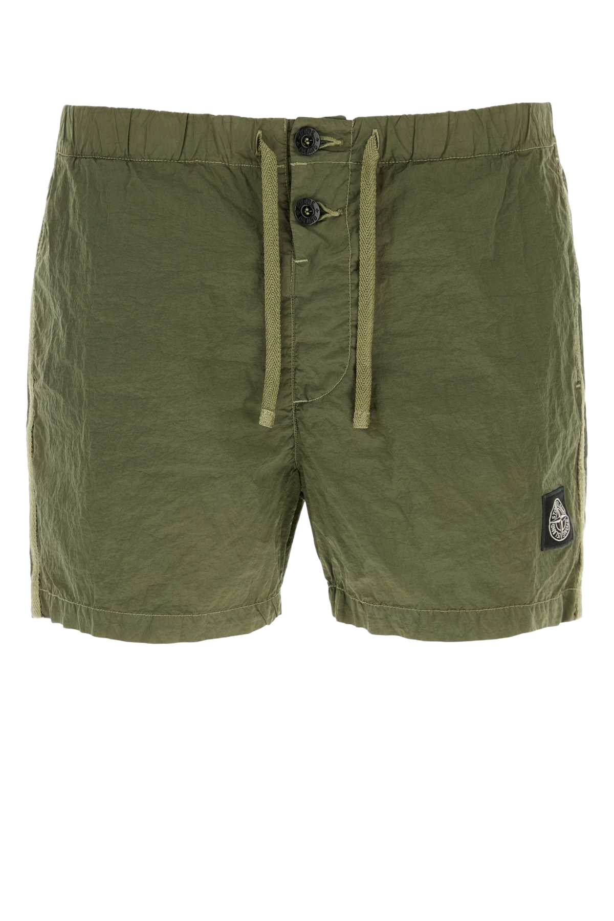 Army Green Nylon Swimming Shorts Militarygreen Capo: Fibra Poliammidica
