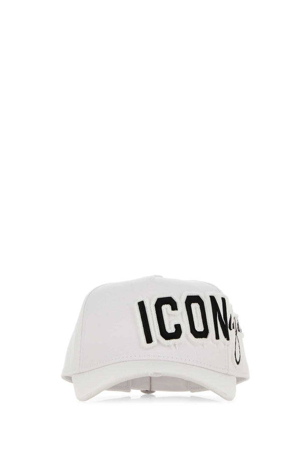 White Cotton Baseball Cap 1062 Cappelli