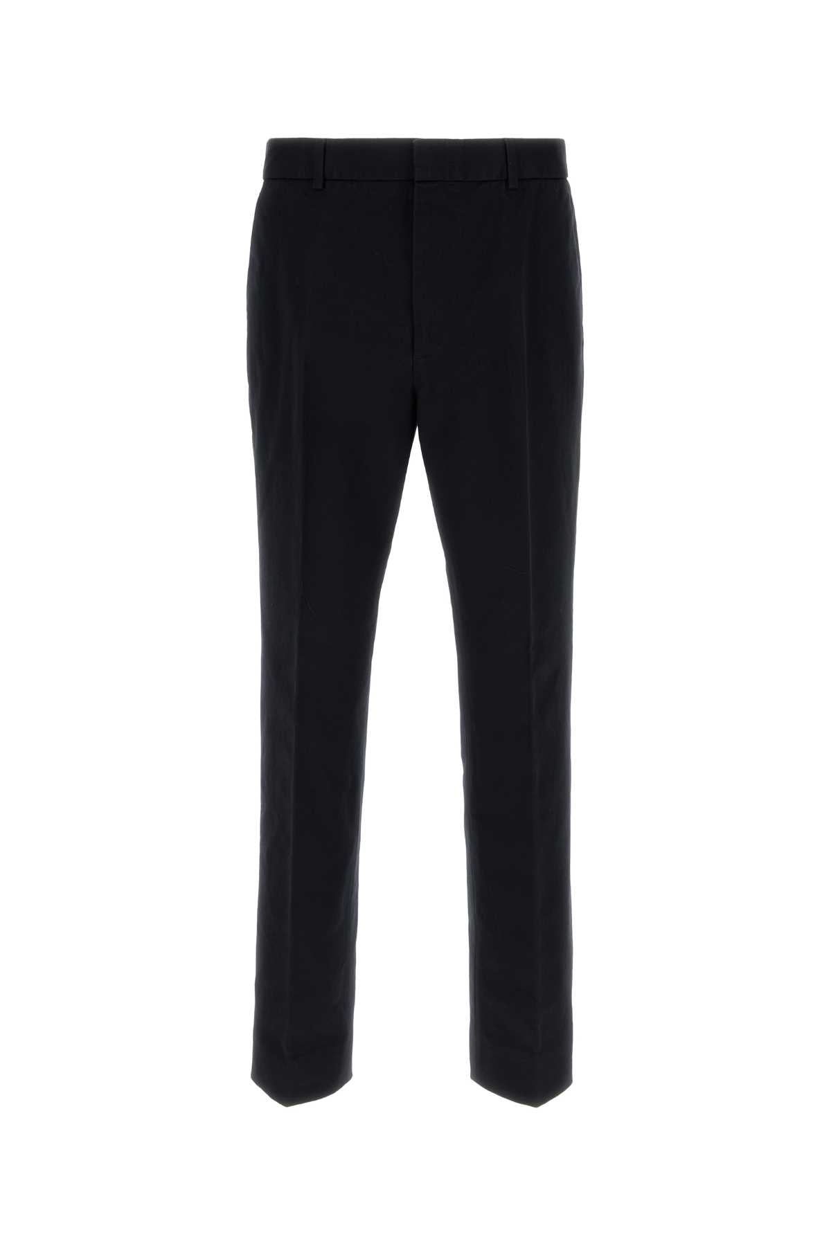 Black Drill Chino Pant Urbanblue Exterior: Cotton Pantaloni