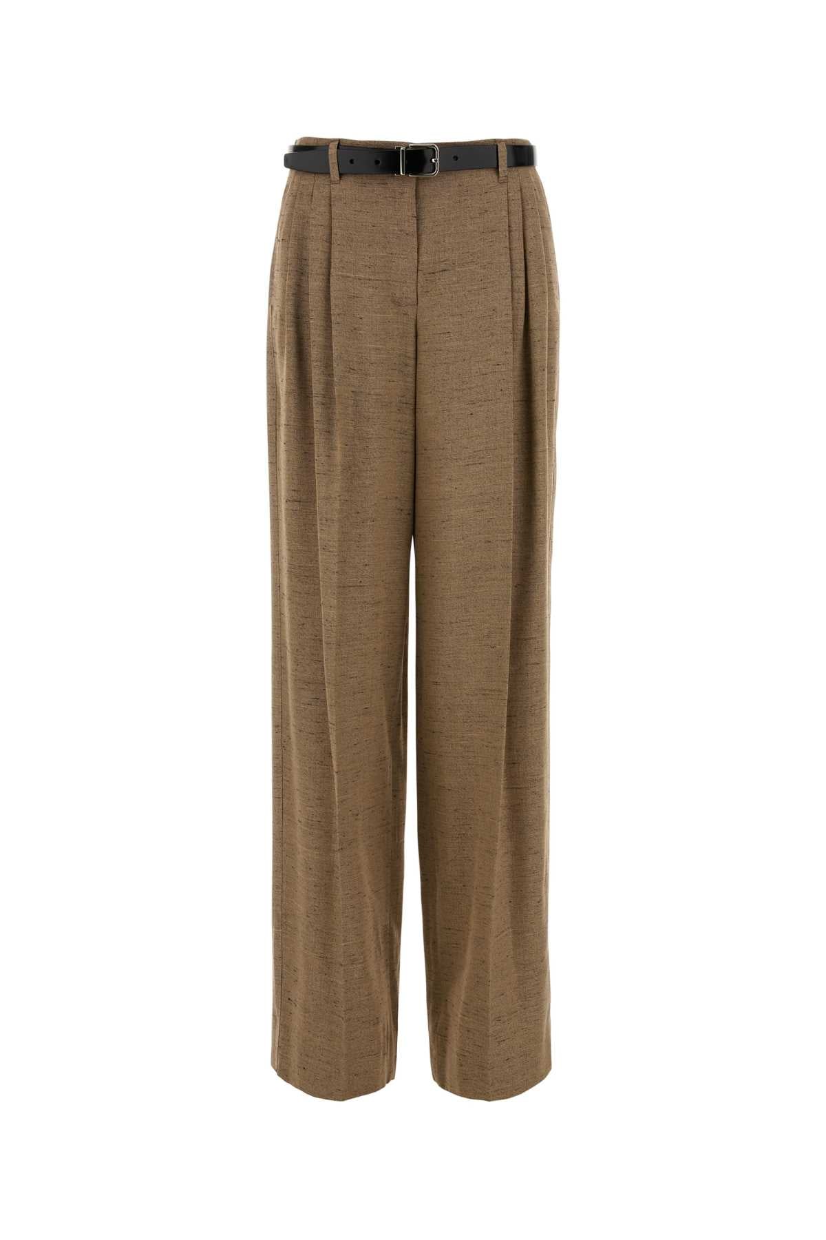 Ftdmithumwc S8230 Melangebianchibeig Exterior: Viscose Linen Nylon Pantaloni
