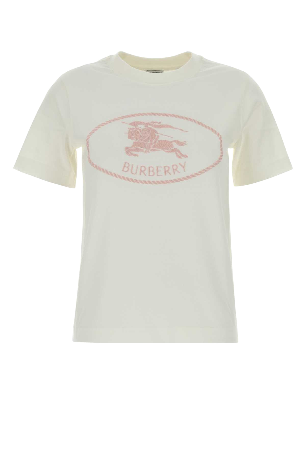 White Cotton T-Shirt Chalk Exterior