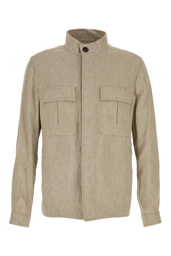 Zegna Jacket Linen jacket in beige