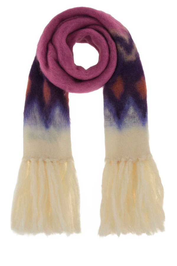 Isabel Marant 48% Mohair scarf in pink