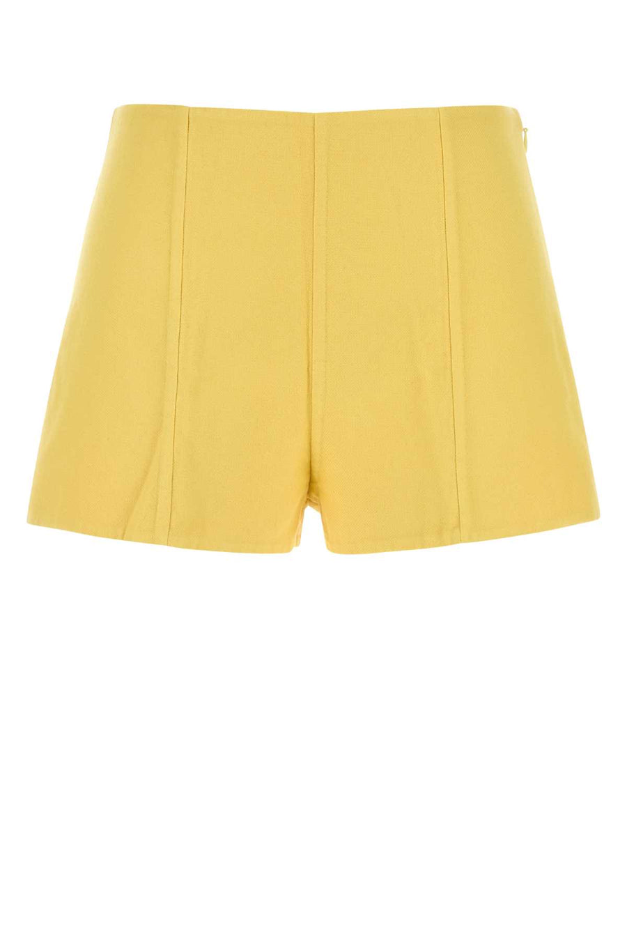 Prada 100% Cotton shorts in yellow
