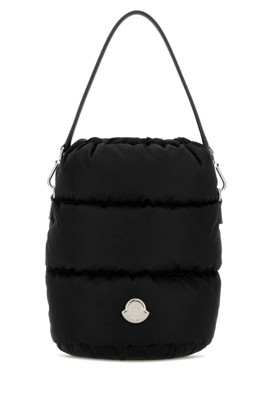 Moncler Bucket Exterior: 100% Fabric bucket bag in black