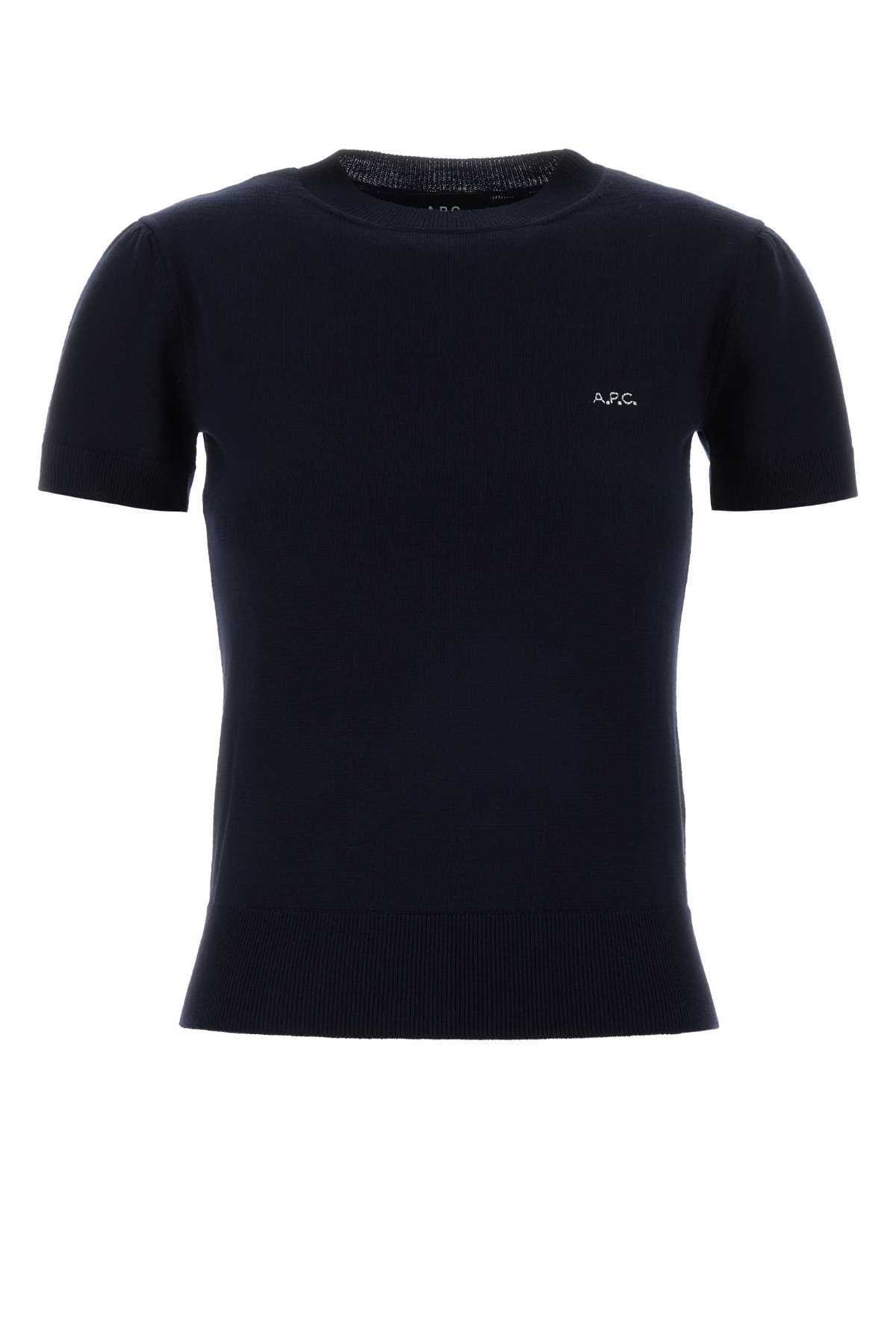 Darknavy Exterior: Virgin Wool Cotton Maglieria