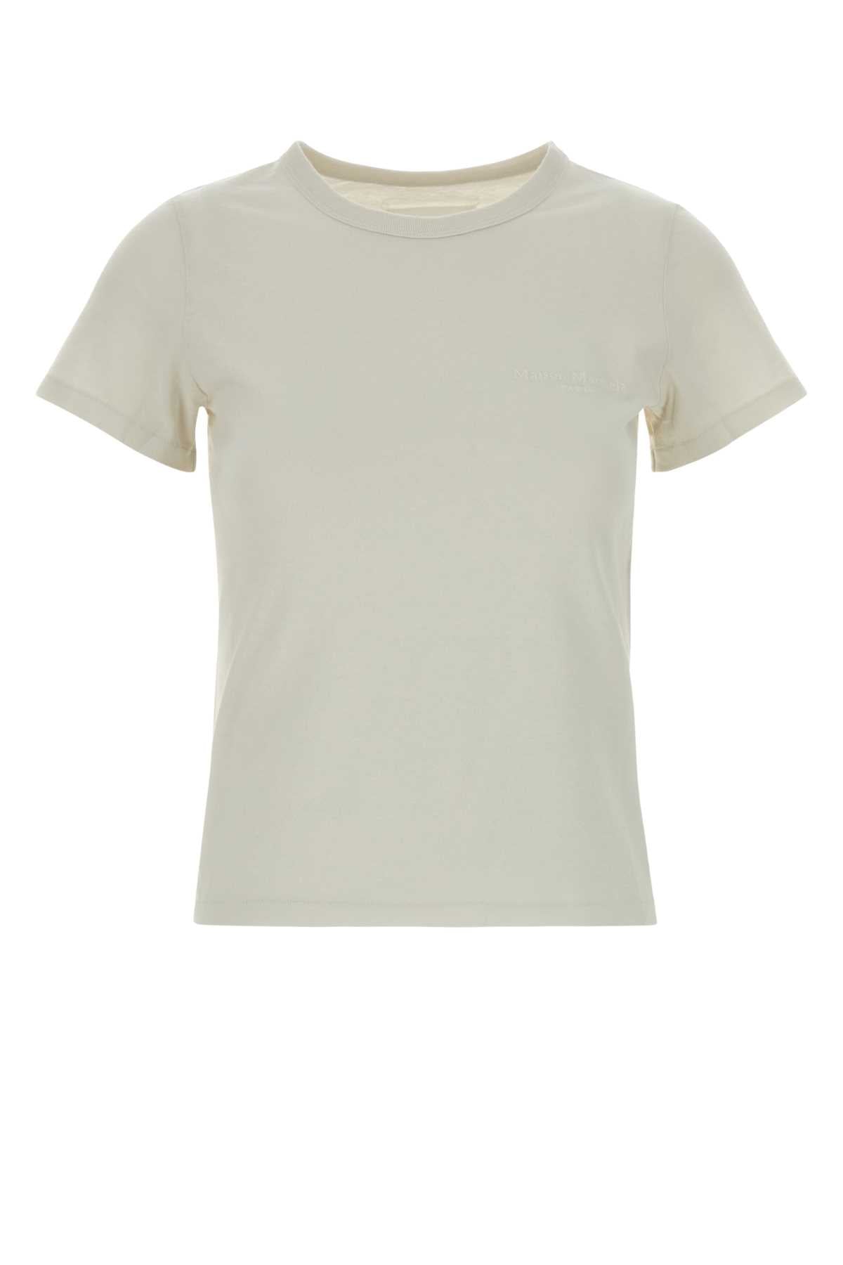 Chalk Cotton T-Shirt Vintagewhite Exterior