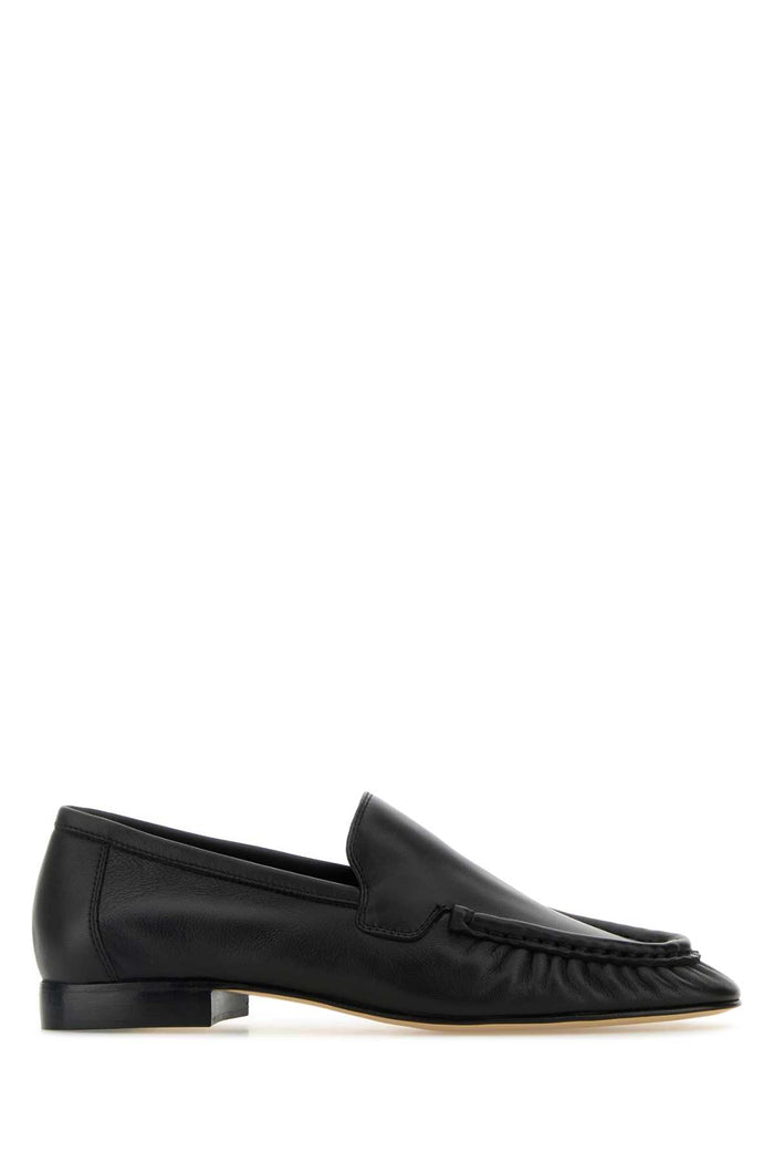 Black Nappa Leather Milan Loafers Mocassini