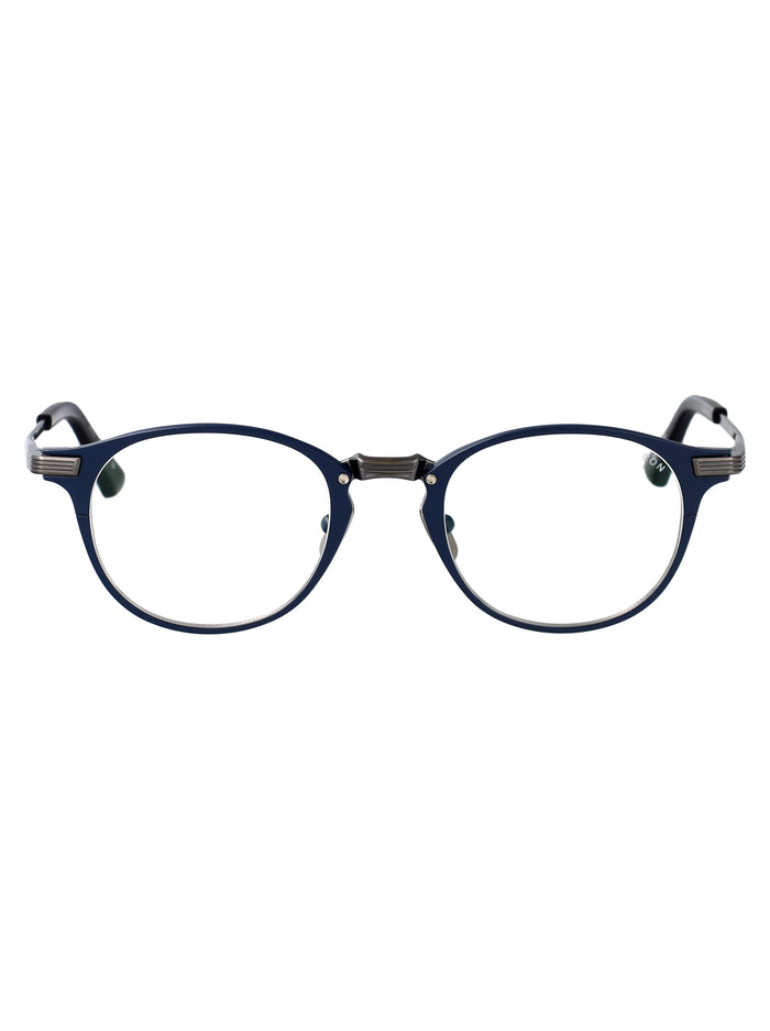 Radicon Matte Navy - Antique Silver Metal Optical