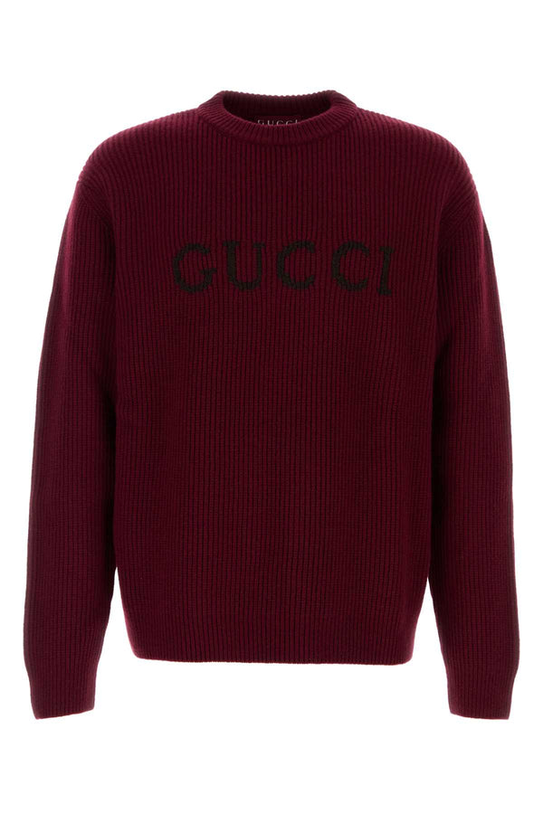 Gucci Wool sweater in burgundy