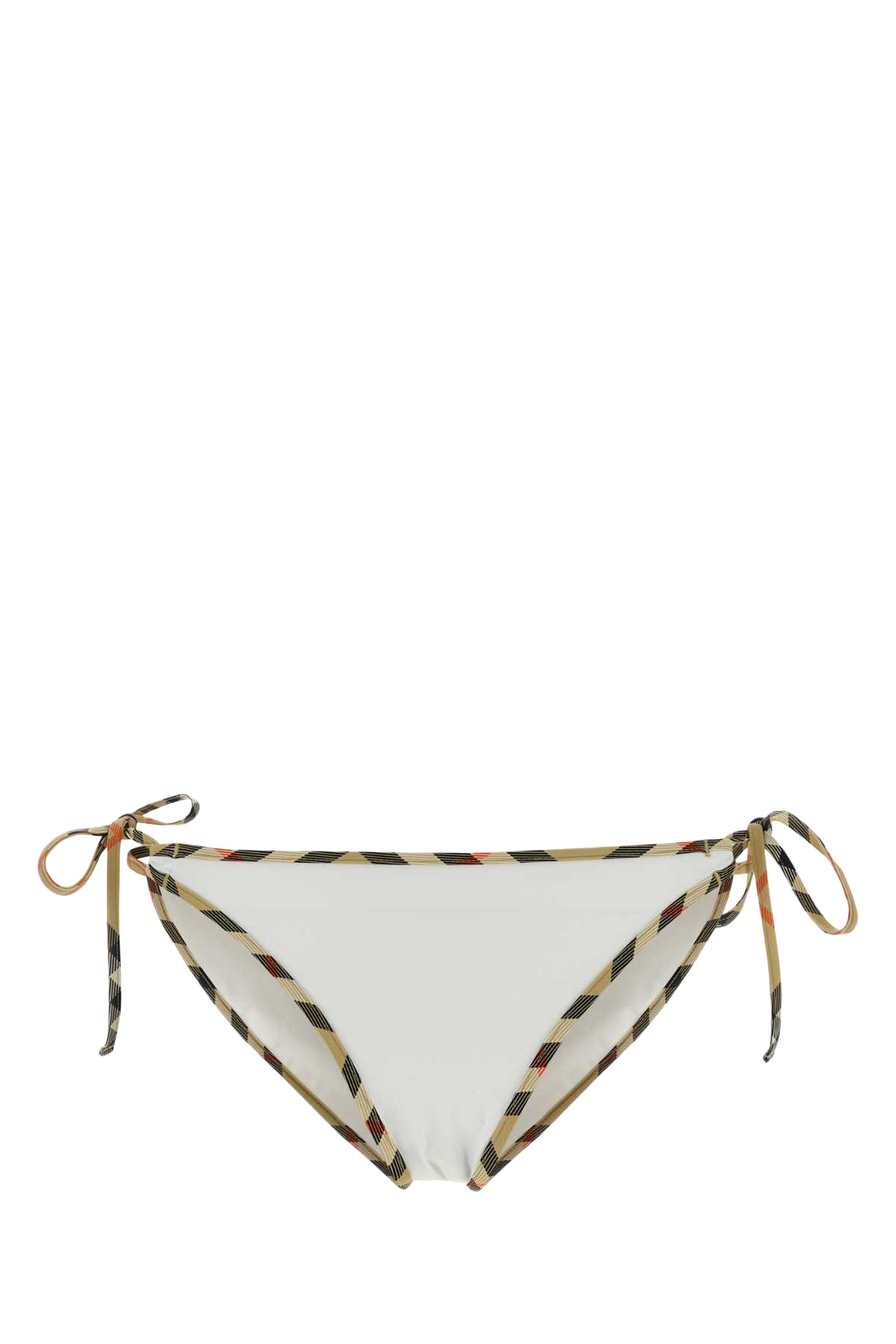 White Stretch Nylon Bikini Bottom Pwhitesandipchk Polyamide (nylon) Elastane Costumi Da Bagno