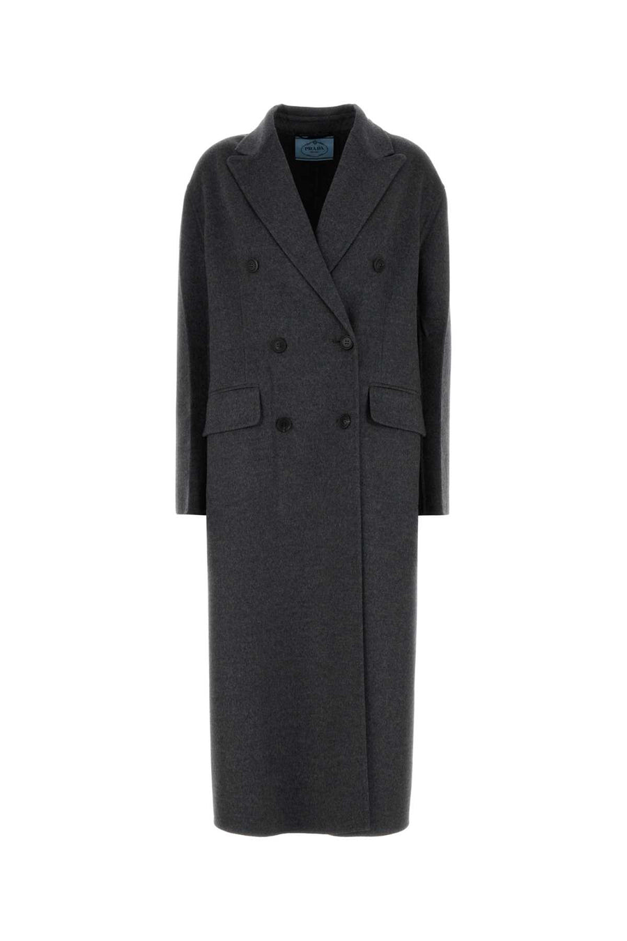 Prada 20% wool coat in gray
