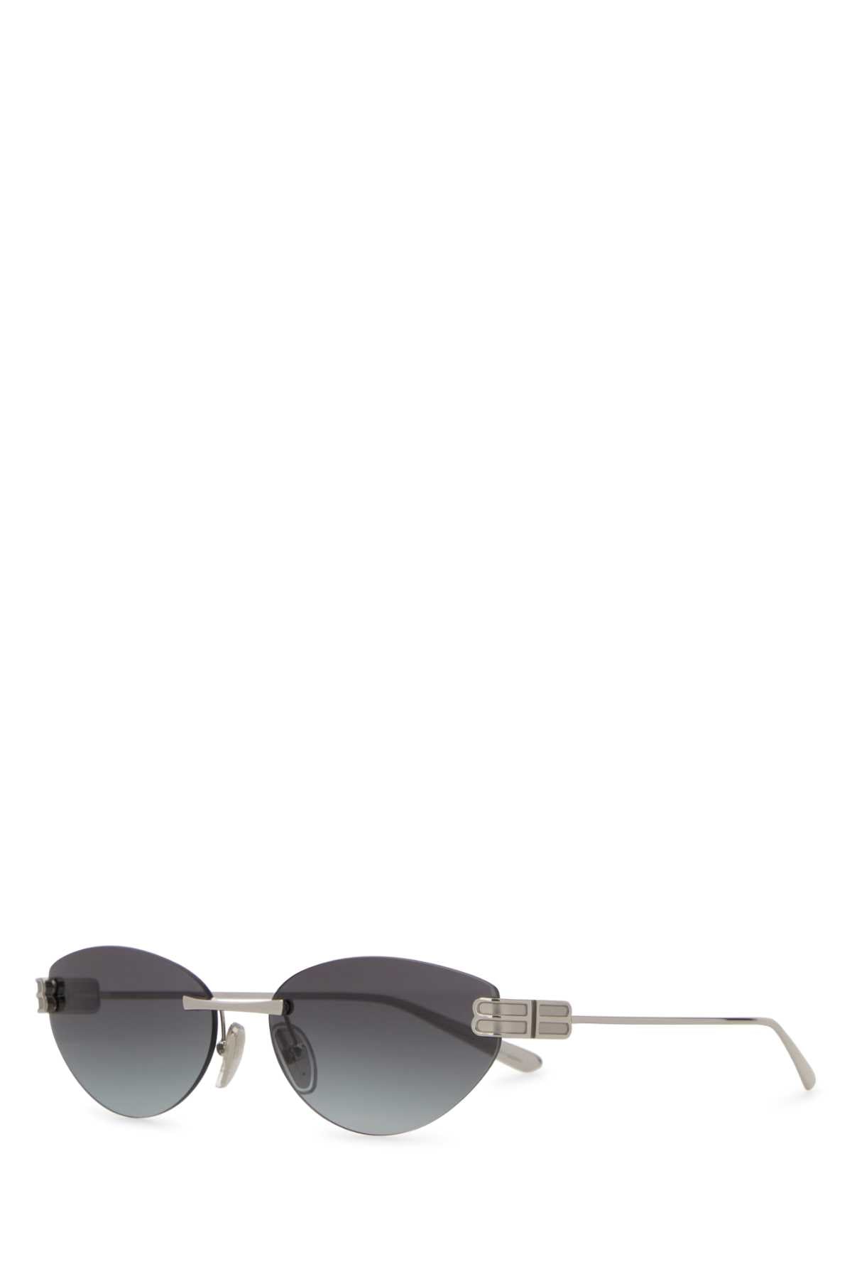 Silver Metal Gossip Sunglasses Silver/gradient Grey Occhiali Da Sole