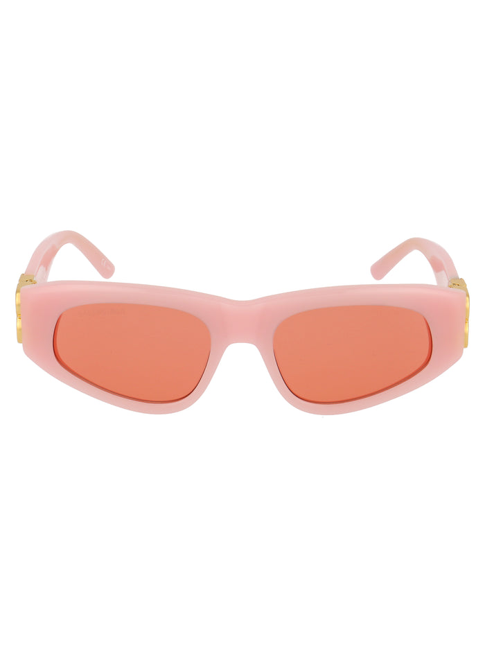 Bb0095s 003 Pink Gold Red Acetate Sunglasses