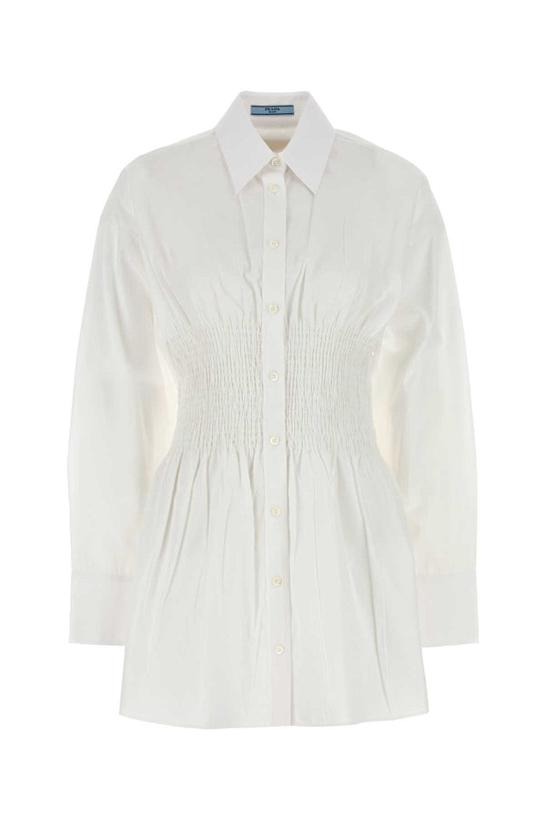Prada 100% Cotton shirt in white