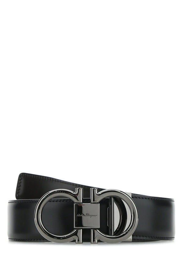 Ferragamo Adjus 100% Calf belt in black