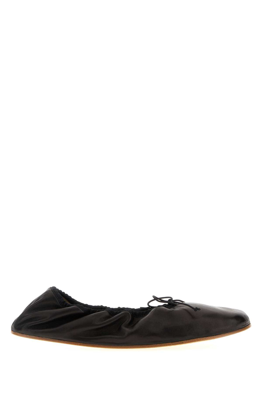 The Row Ballet Exterior: 100% Nappa leather; Interior: 100% Leather; Sole: Leather ballet flat in black