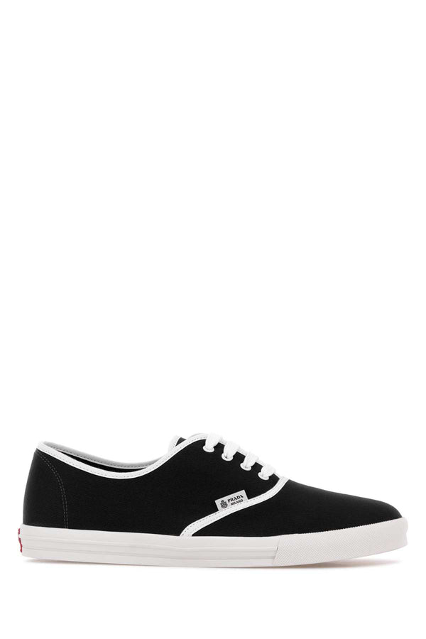 Prada Drill 100% Fabric exterior sneaker in black