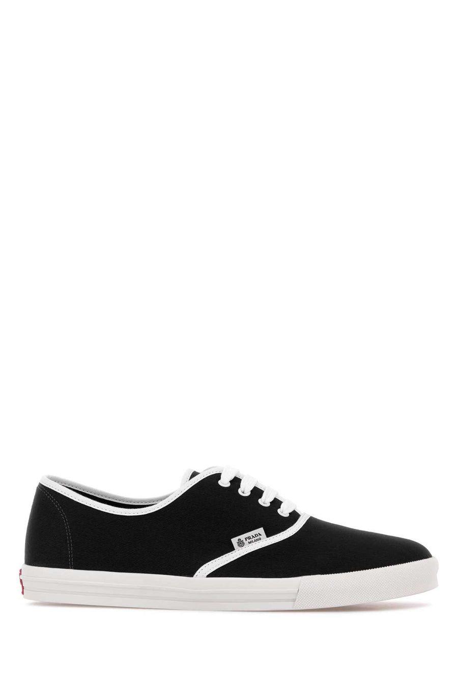 Prada Drill 100% Fabric exterior sneaker in black