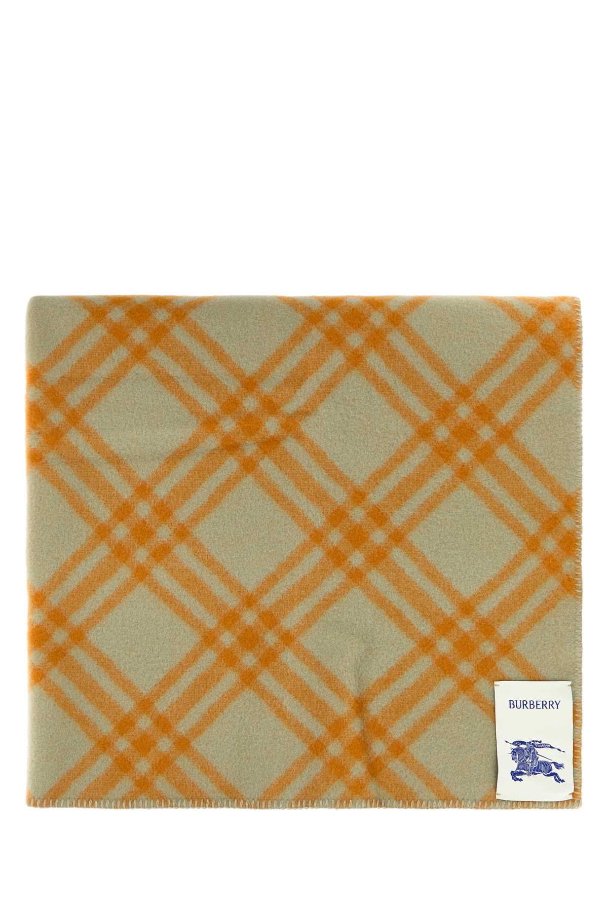 Embroidered Wool Blanket Lightsage Exterior: Casa/bagno