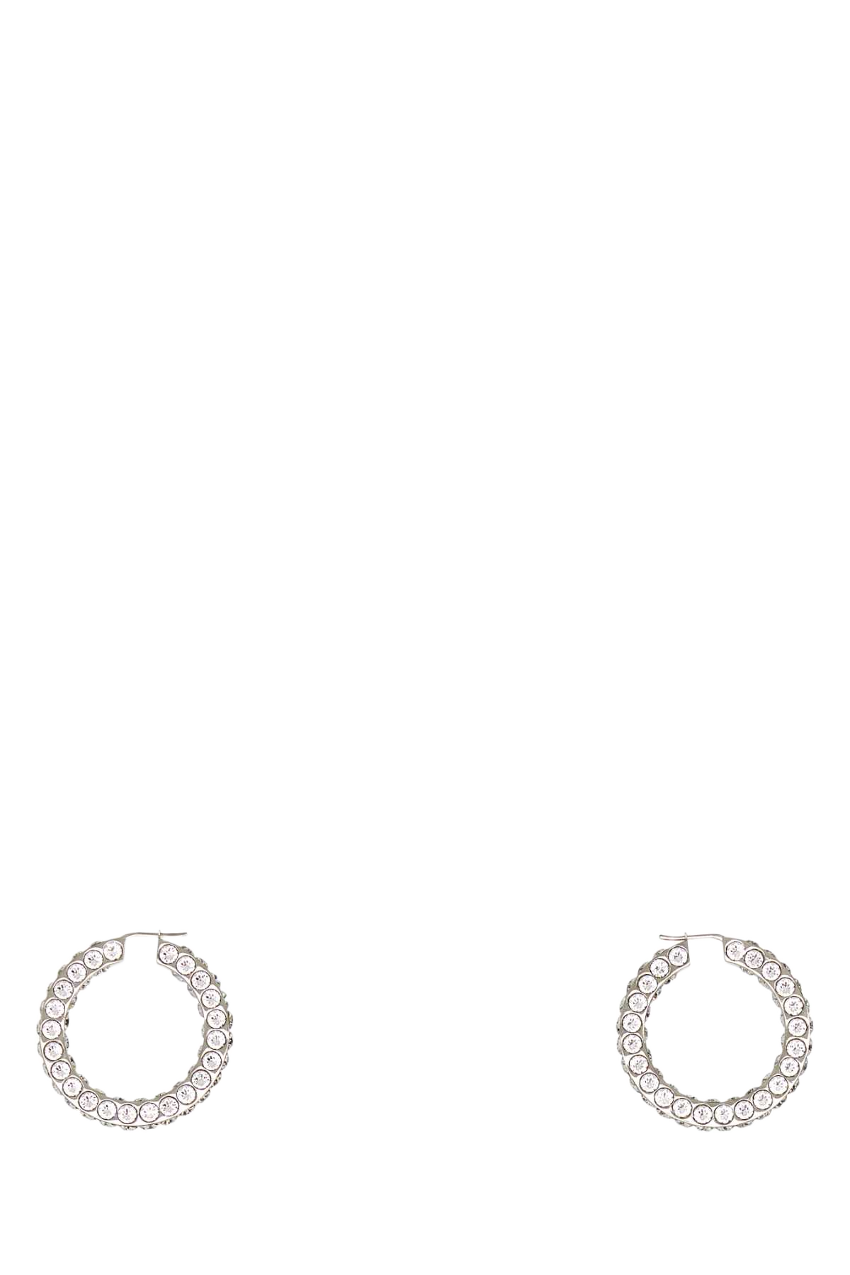 Embellished Metal Big Jaheel Earrings Whicrysilba Orecchini