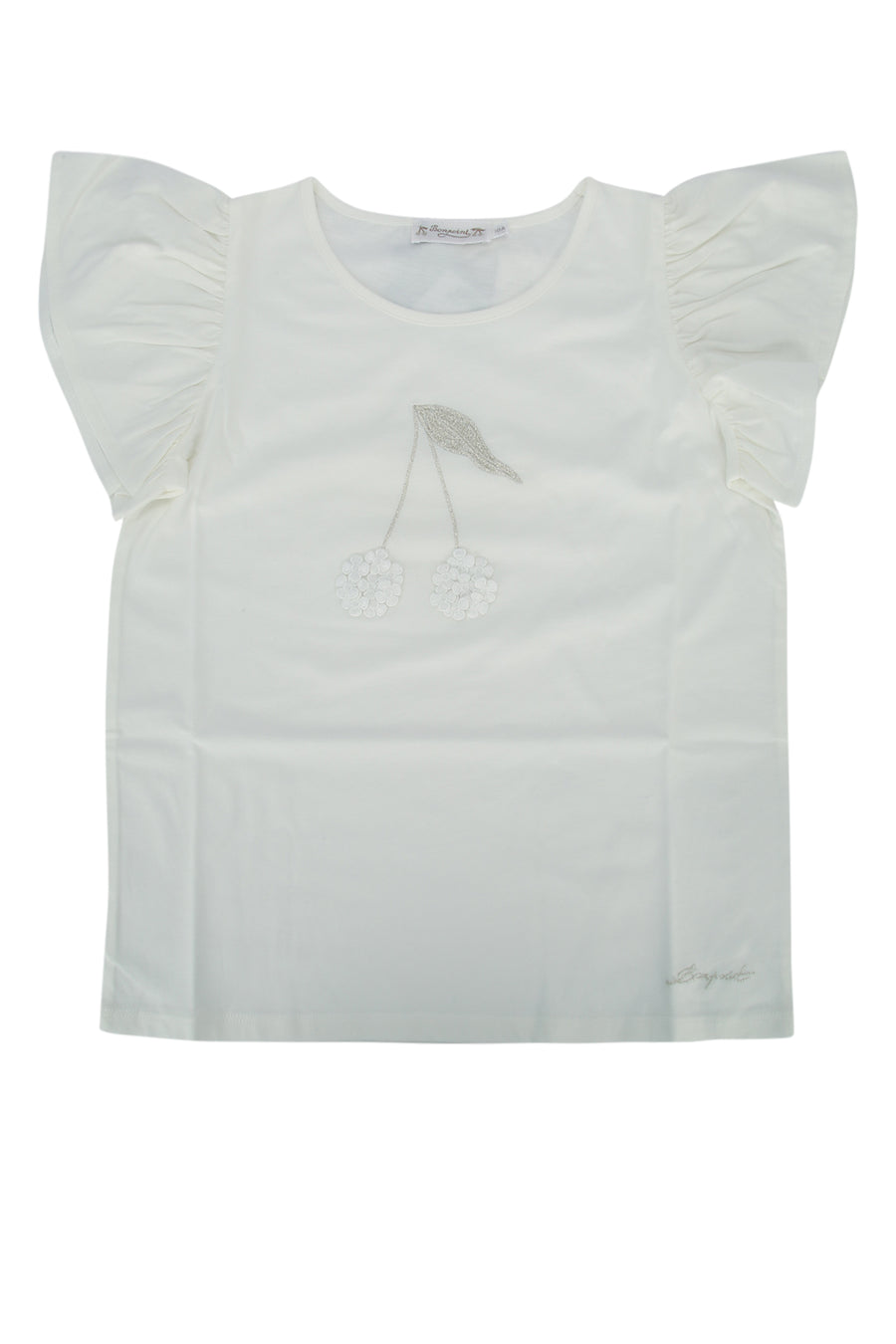 Bonpoint Emila 100% organic cotton t-shirt in white