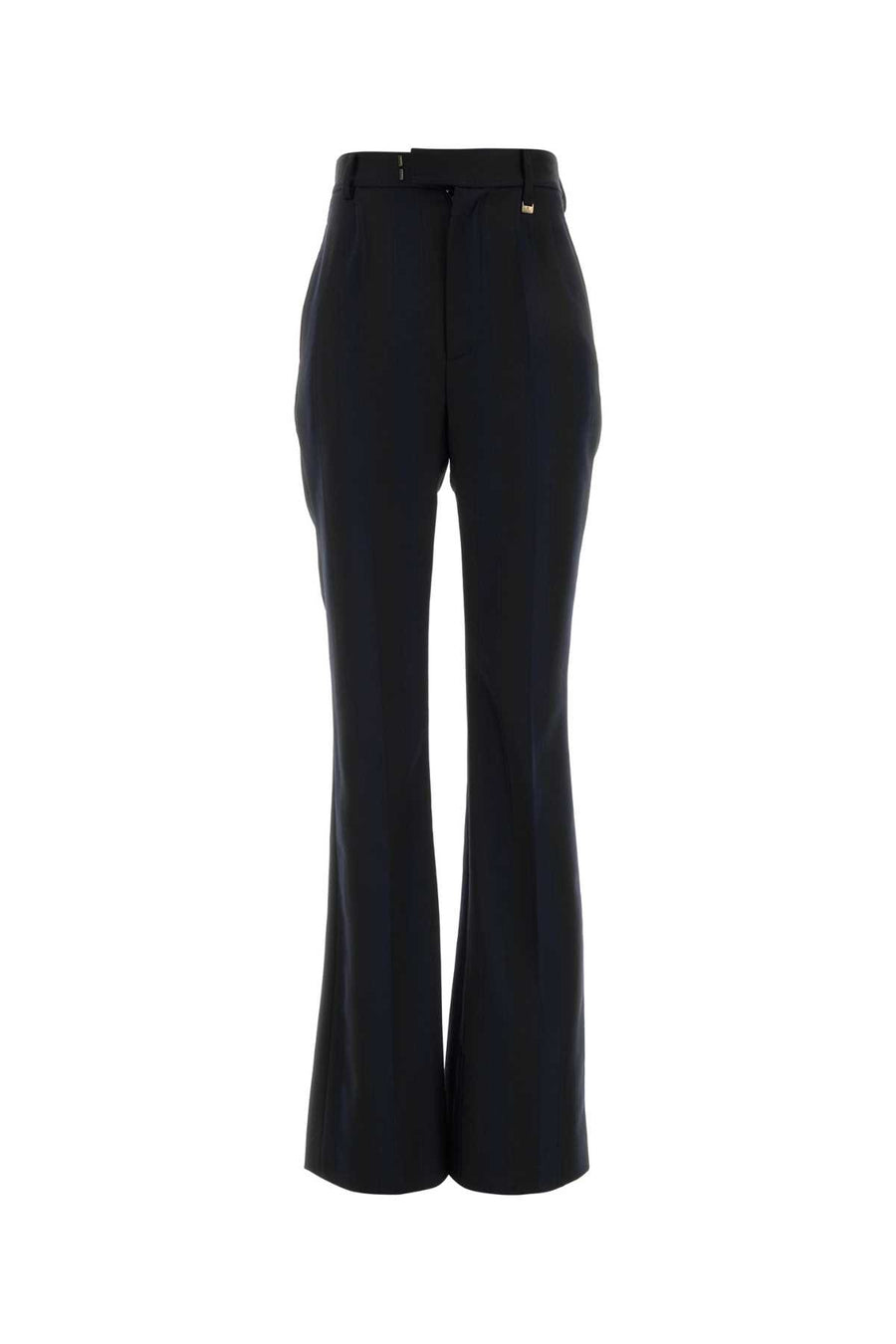 Aw26midnightblueblack Exterior: Virgin Wool Pantaloni
