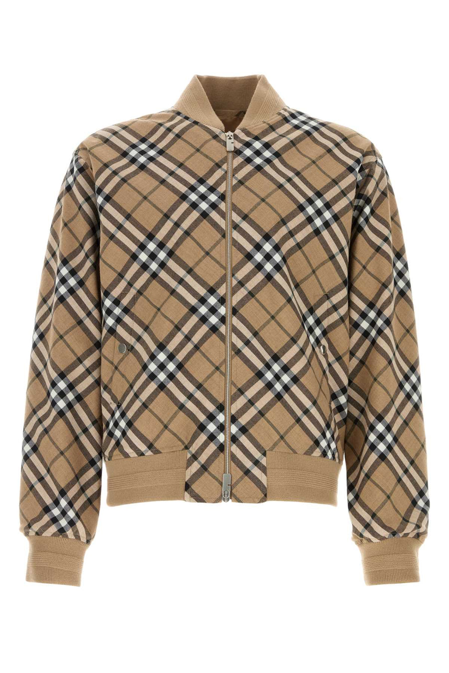Burberry Exterior: 55% Polyester 45% Wool; Lining: 100% Cupro jacket in beige