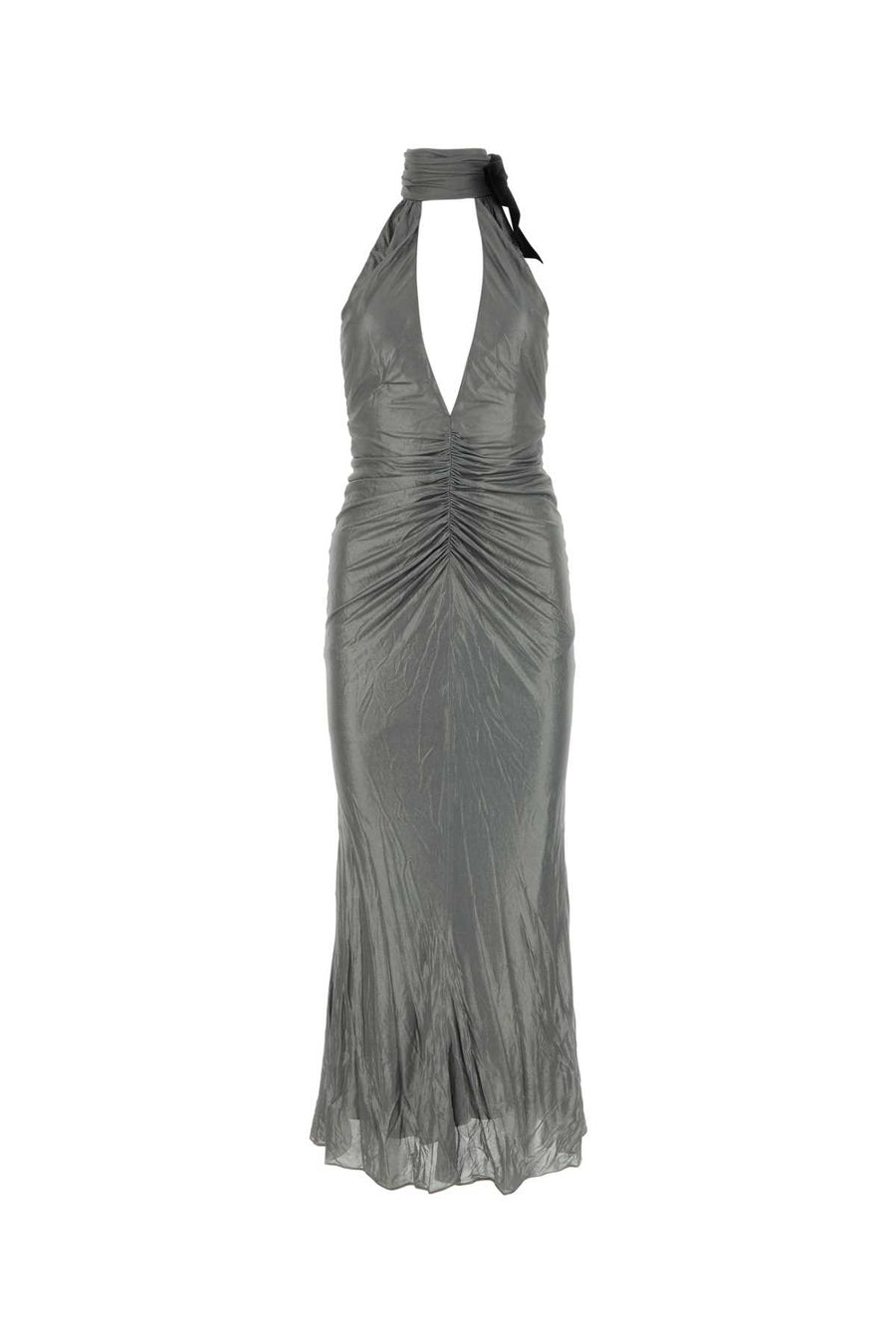 Alessandra Rich 100% Viscose dress in gray