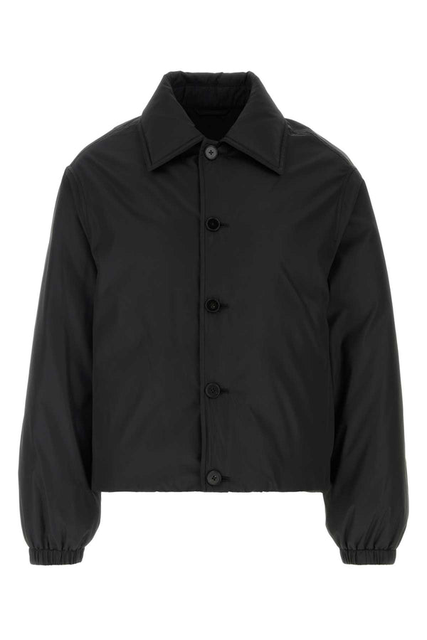 Jil Sander Blouson 100% Polyester; Lining: 100% Polyester; Padding: 100% Polyester down jacket in black