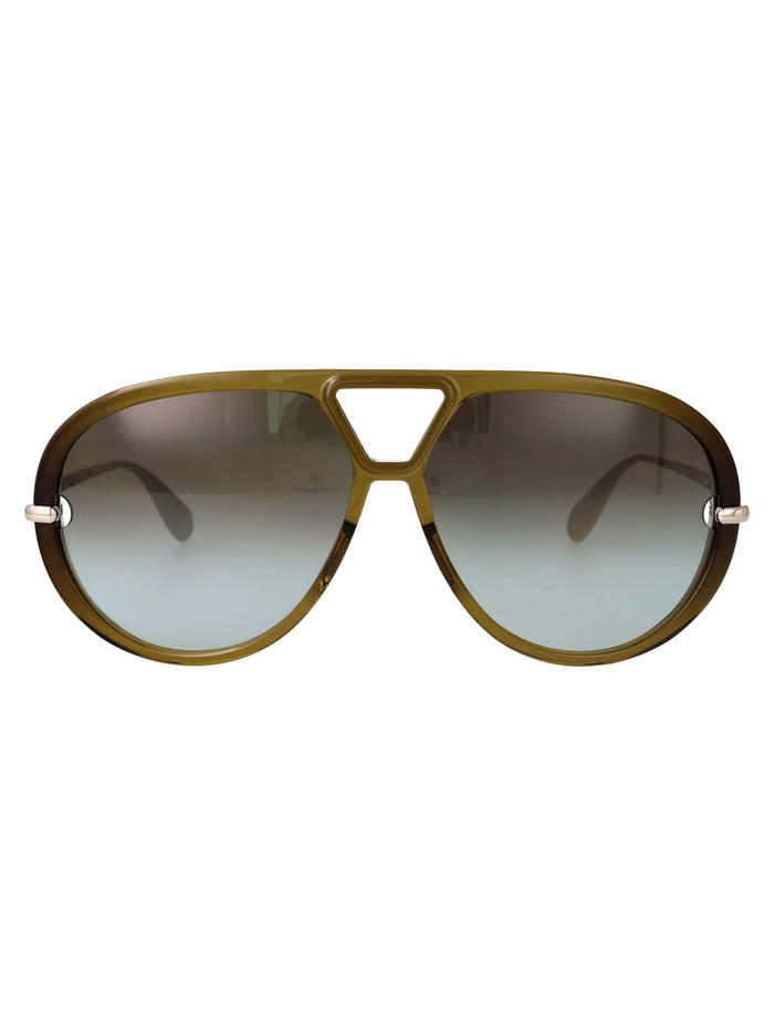 Bv1274s Brown-silver-brown Acetate Sunglasses