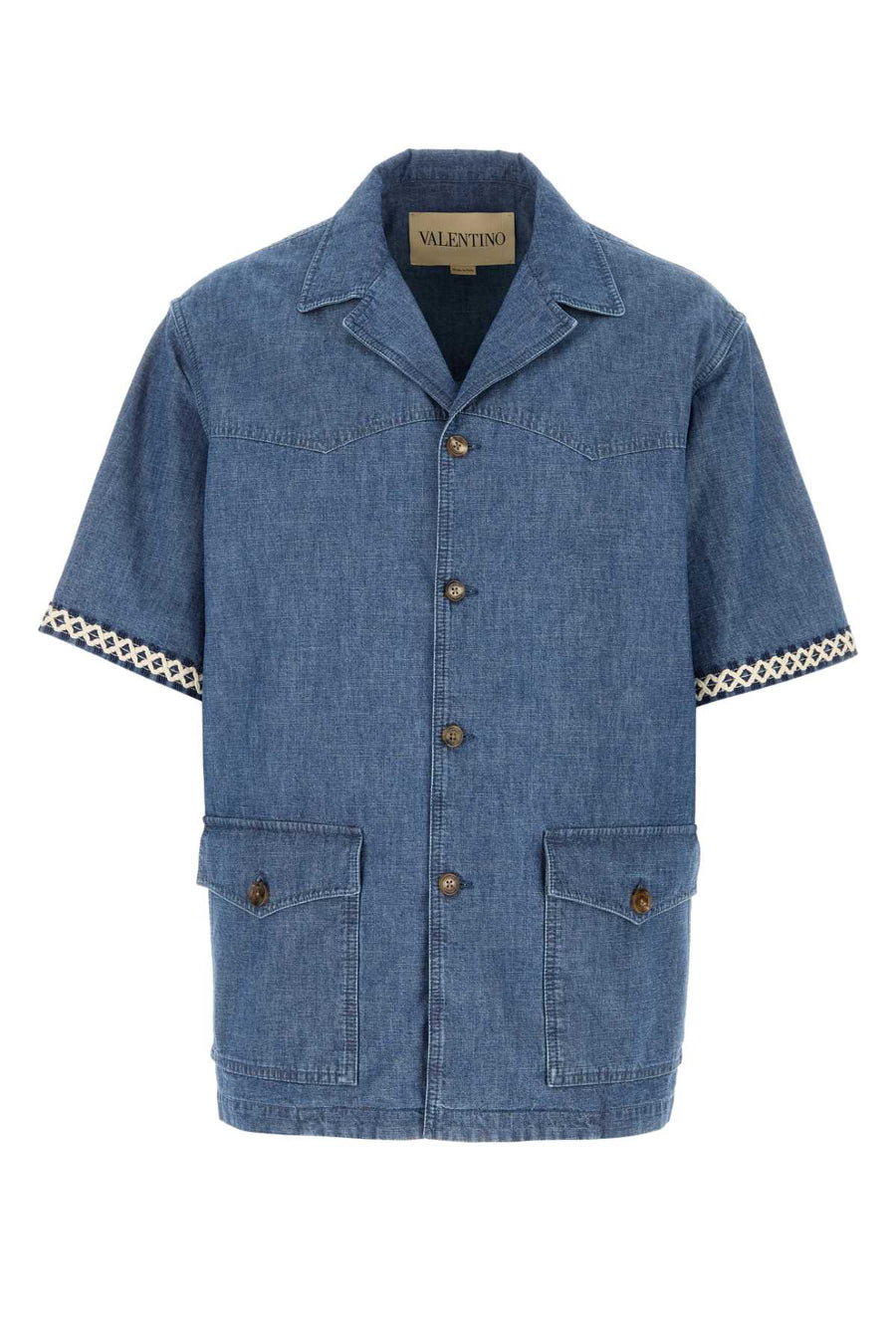 Valentino Garavani 100% Cotton shirt in blue