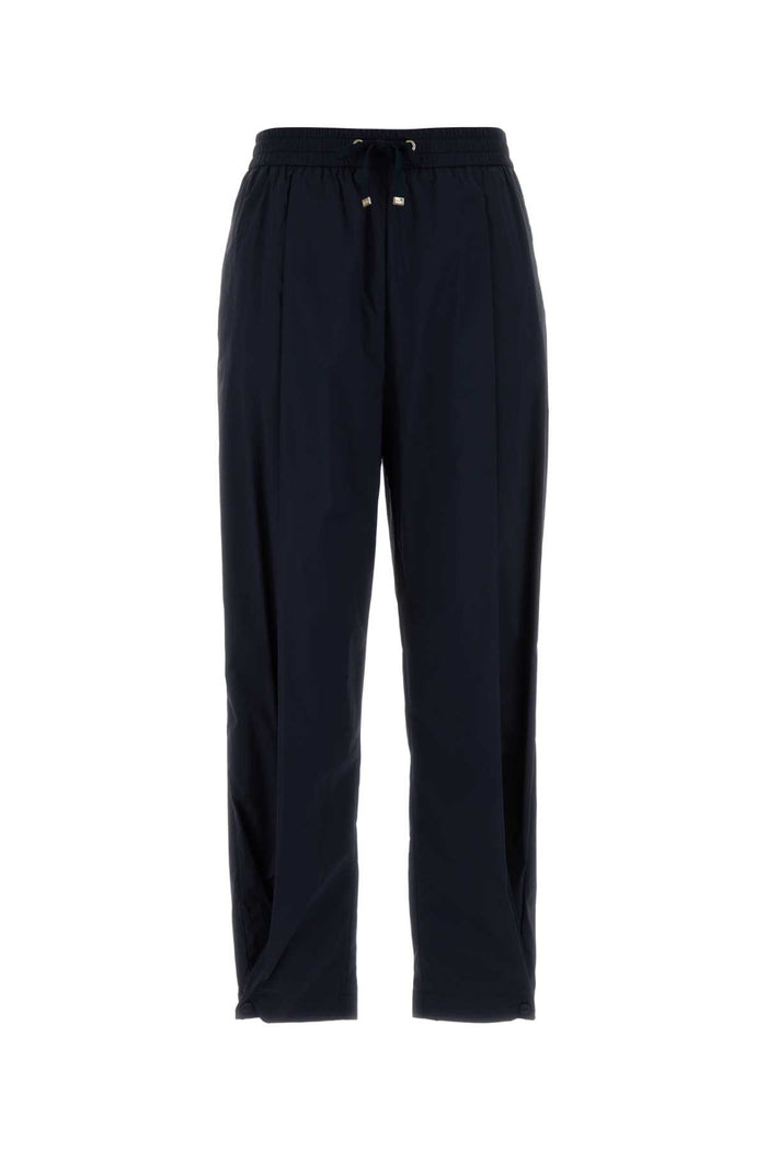 Blue Stretch Nylon Pant Blu Exterior: Elastane Pantaloni