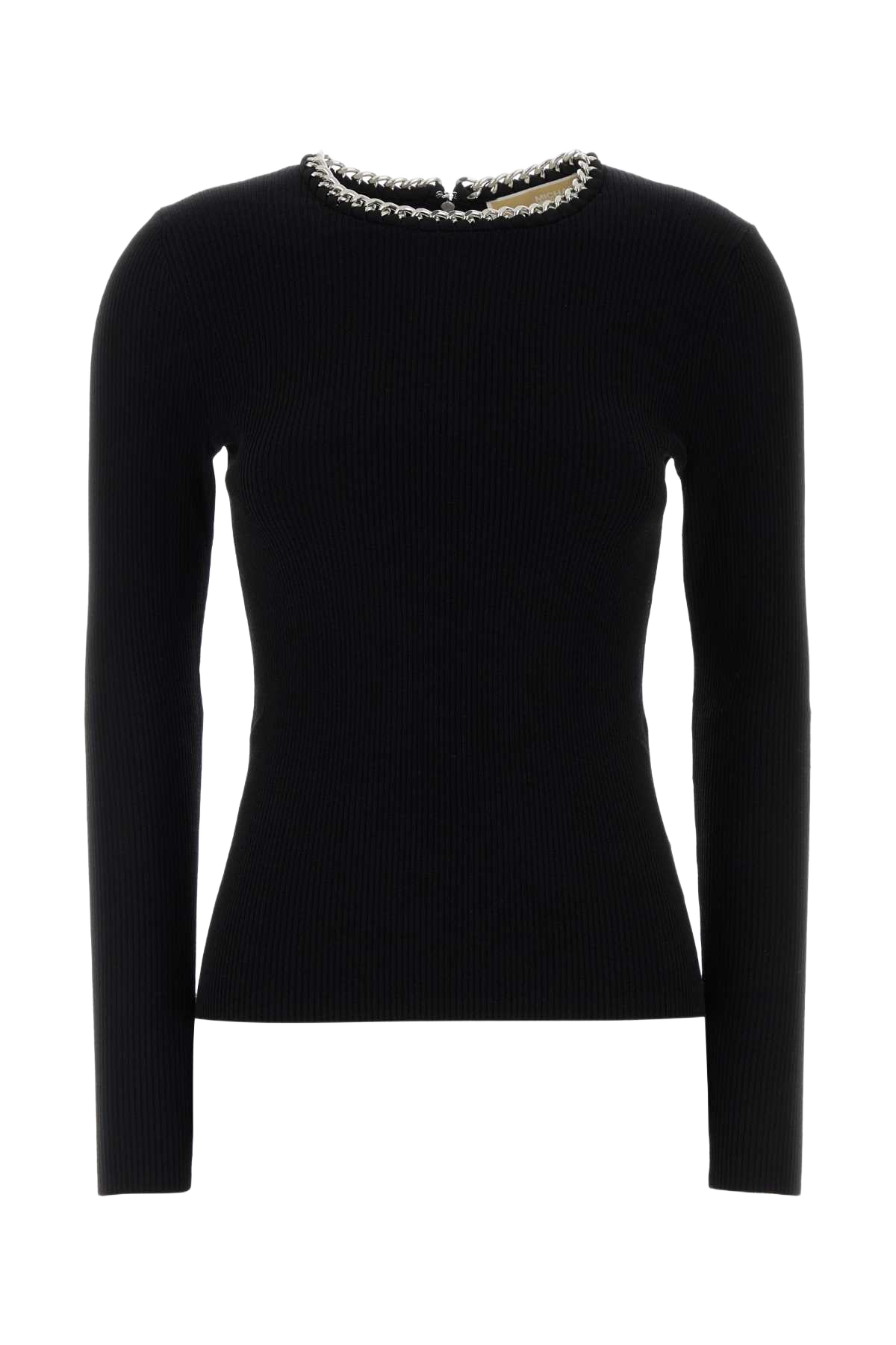 Black Viscose Blend T-Shirt Recycled