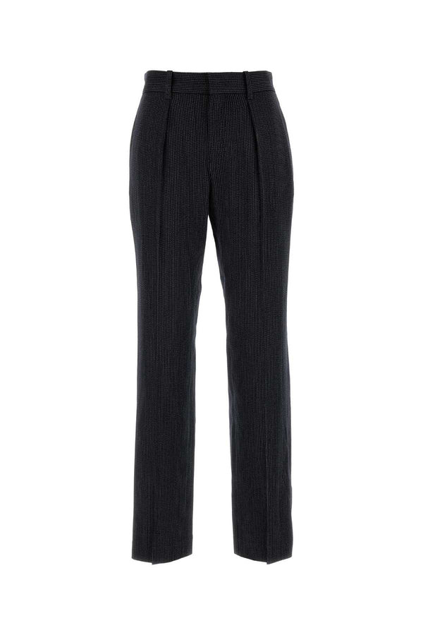 Isabel Marant Bkmd 78% Virgin wool trousers in black