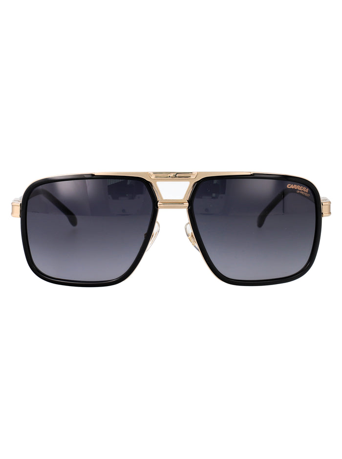 Carrera 1071-S 2m2 Black Gold Metal Sunglasses