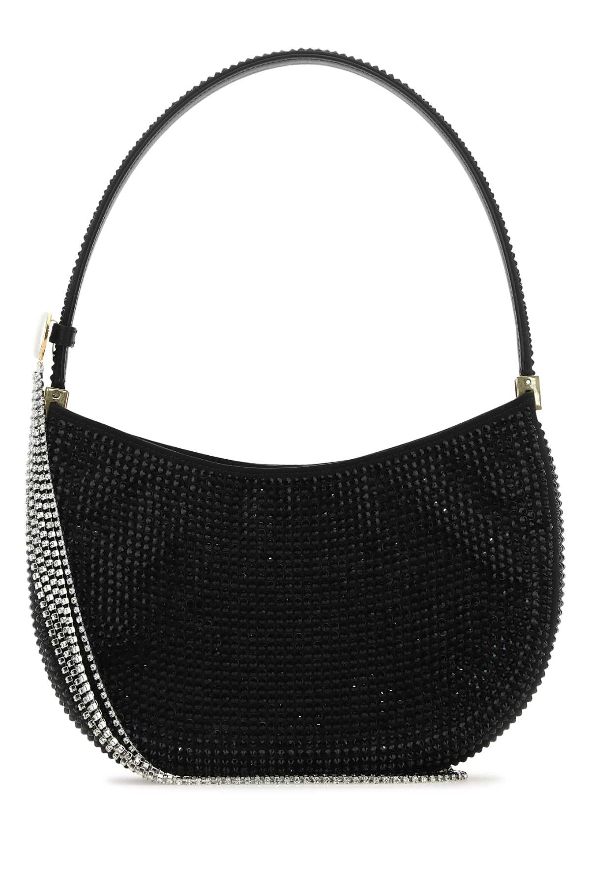Embellished Leather Vesna Handbag Black Borse A Mano