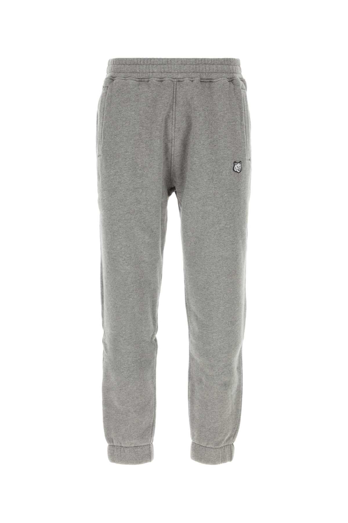 Medium Grey Melange Exterior: Cotton Short
