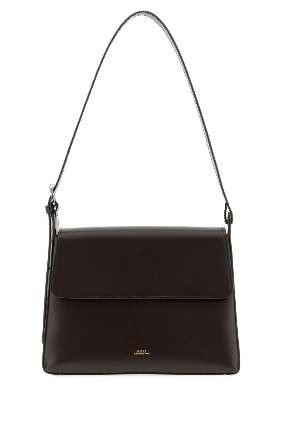 Dark Brown Leather Virginie Shoulder Bag Tonka Borse A Tracolla
