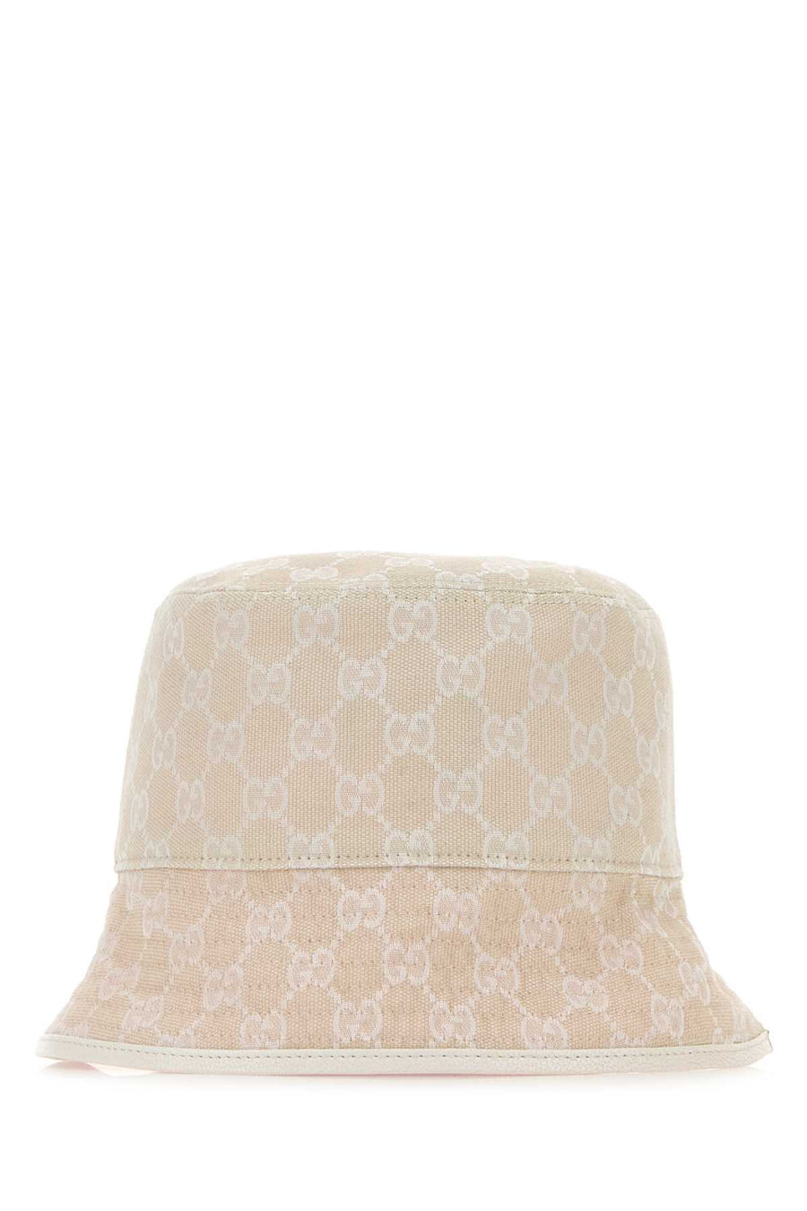 Gucci FEDORA Exterior: 68% Polyester 16% Cotton 16% Nylon; Lining: 100% Cotton bucket hat in beige