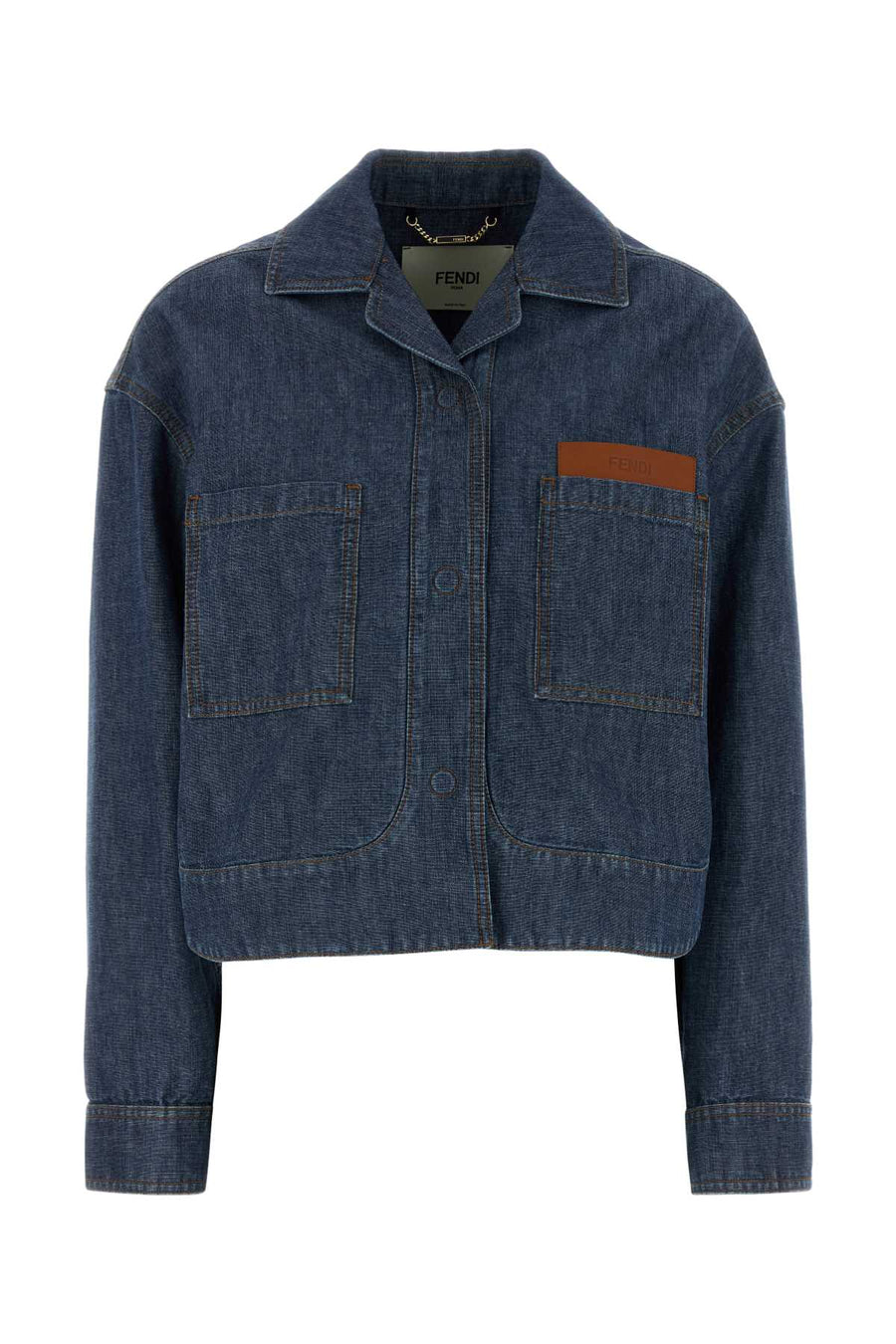 Fendi 100% Cotton jacket in navy