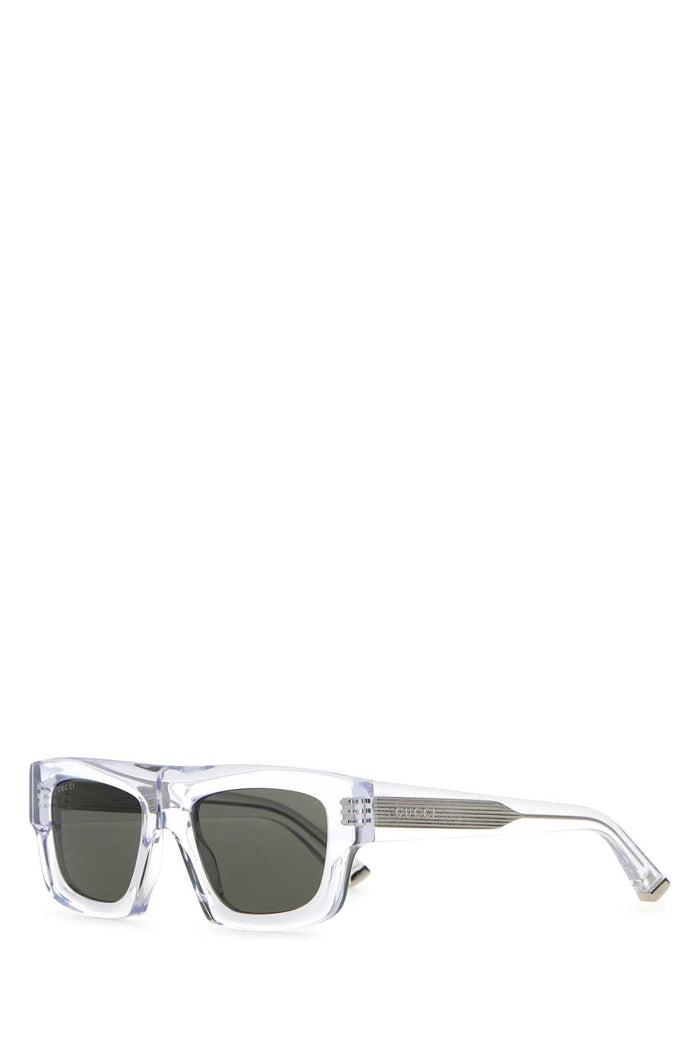 Transparent Acetate Sunglasses Grey Exterior: Occhiali Da Sole