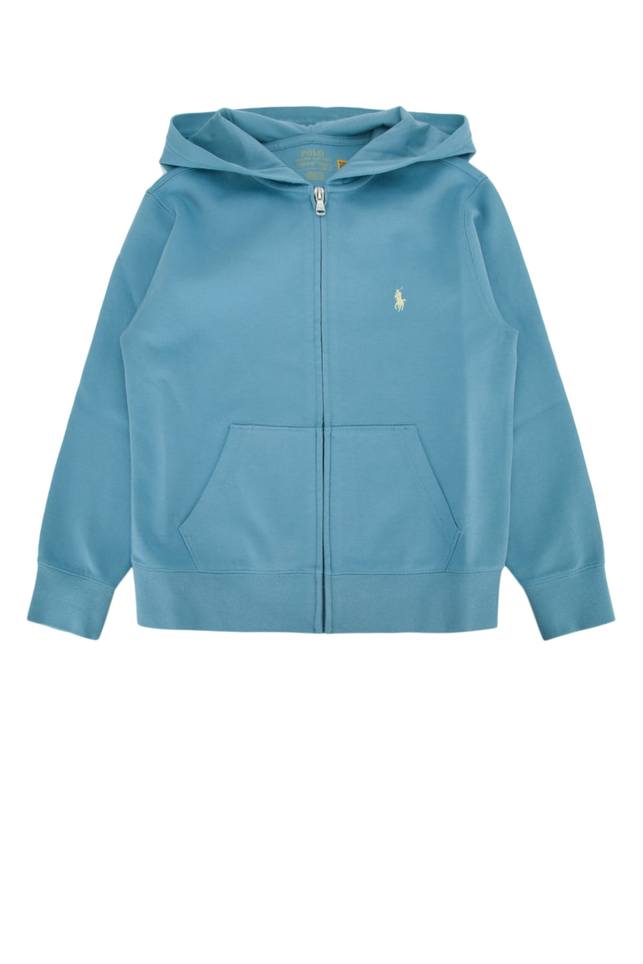 Polo Ralph Lauren Jr Cotton-blend knit hoodie in blue