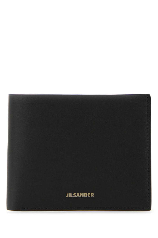 Jil Sander Wallet Exterior: 100% Calf wallet in black