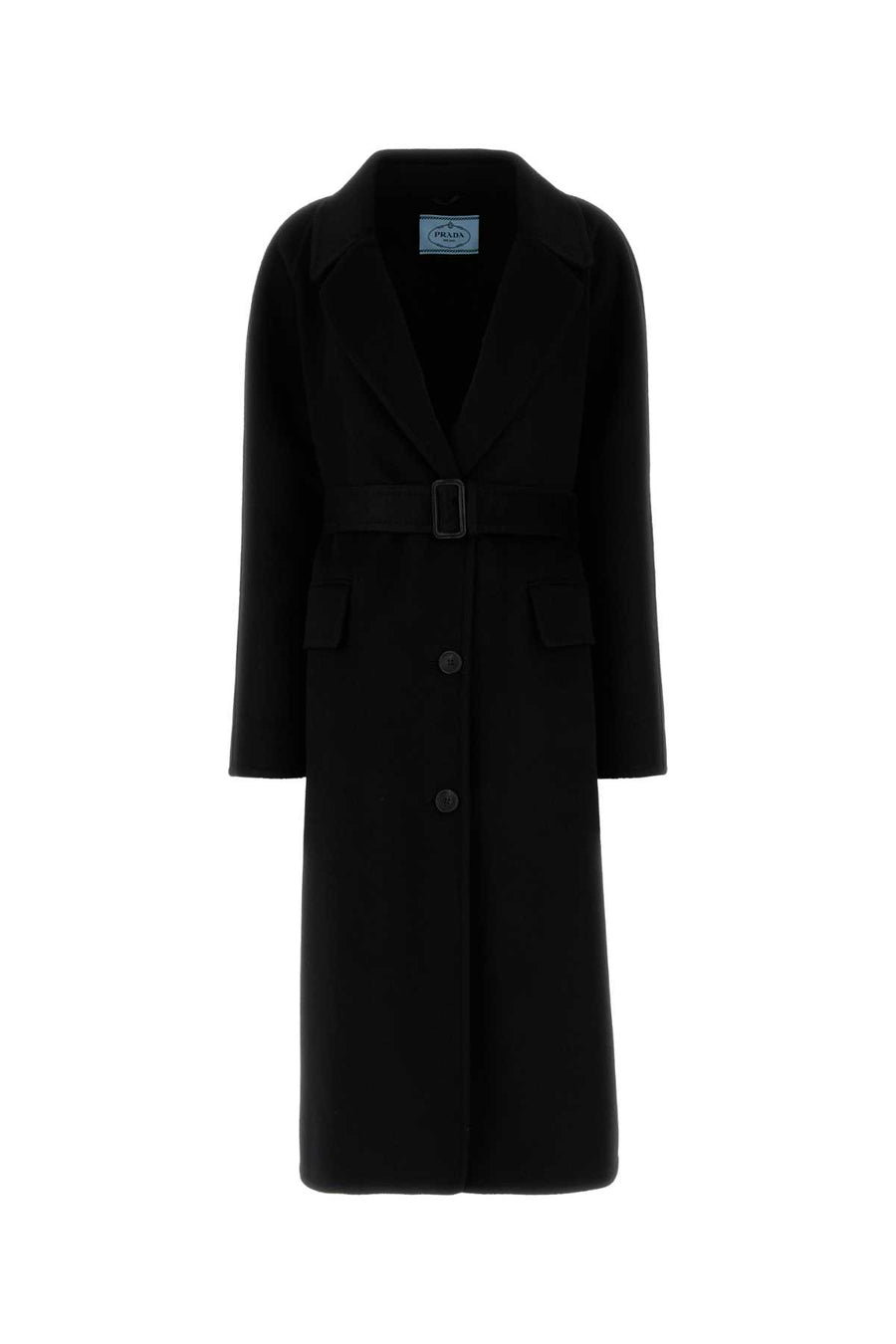 Prada 40% Wool coat in black